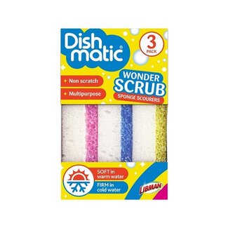 Dishmatic Wonder Scrub Scheuerschwämme kratzfrei 3er-Pack 1 Stück