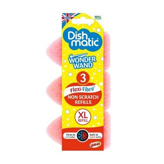 Dishmatic Wonder wand éponges de rechange anti-rayures pack de 3 1 pièce