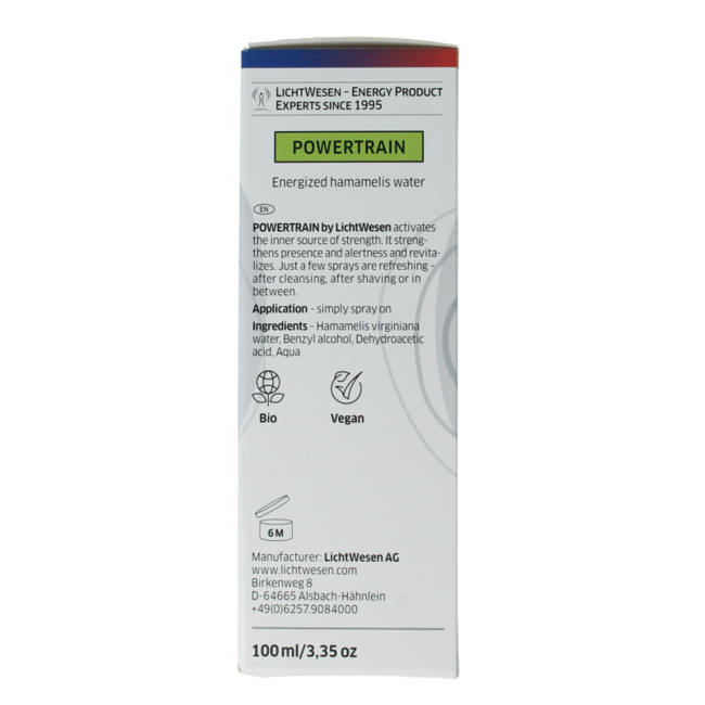 Powertrain spray energetico 100 Millilitri