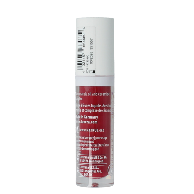 Rouge à lèvres liquide rouge coquelicot 01 bio 1 pièce