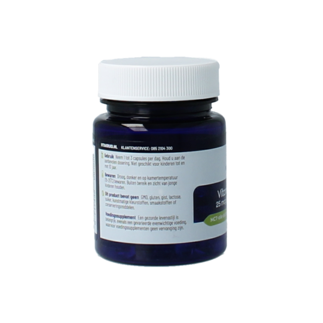 Vitamine D3 & K2 dans de l'huile MCT pour une absorption accrue 90,00 capsules