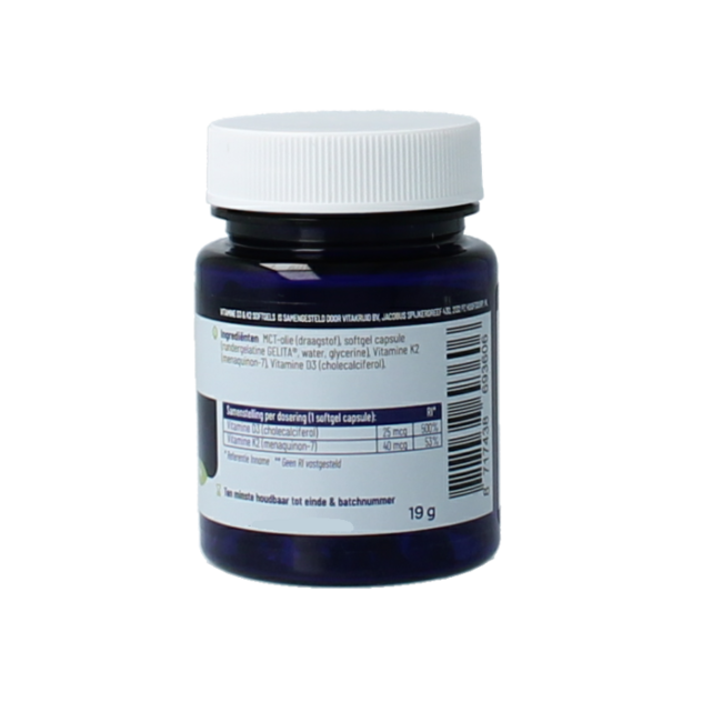 Vitamine D3 & K2 in MCT-olie voor verhoogde opname 90 Softgels