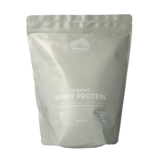 Mattisson Proteína de suero de leche en polvo 80% natural ecológica 1 kg