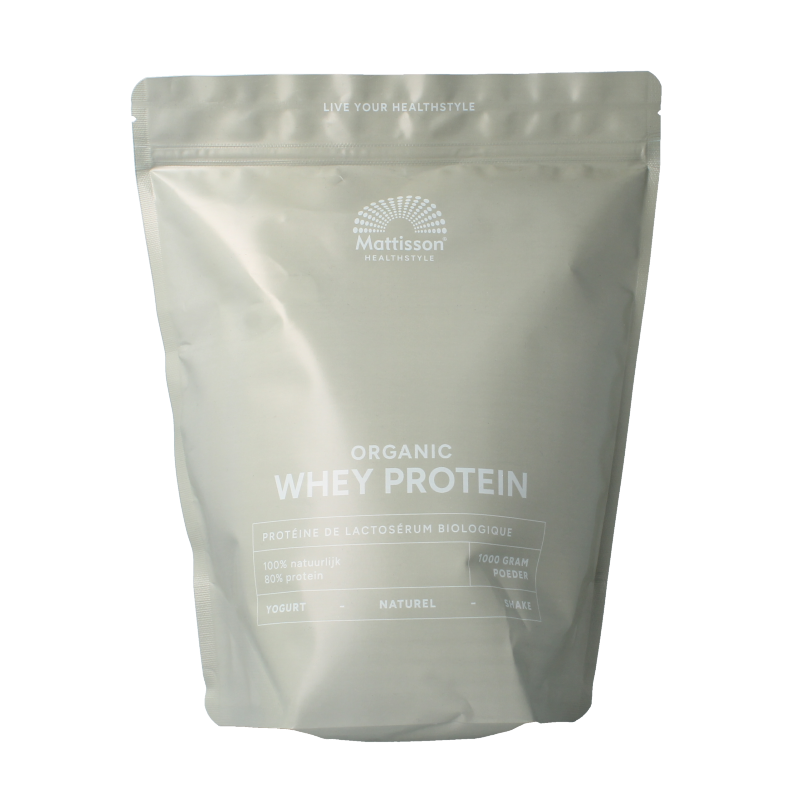 Mattisson Proteine Siero Latte Biologico 80% Naturale - 1kg