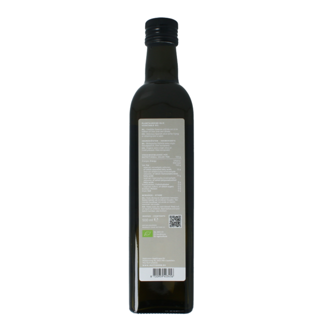 Huile d'olive biologique extra vierge 500 millilitres