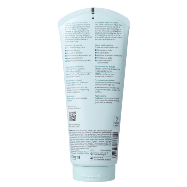Body lotion hydro refresh organic 200 Millilitres