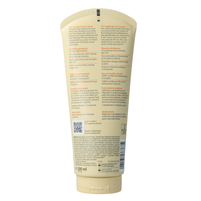 Bodylotion glow by nature bio 200 Millilitres