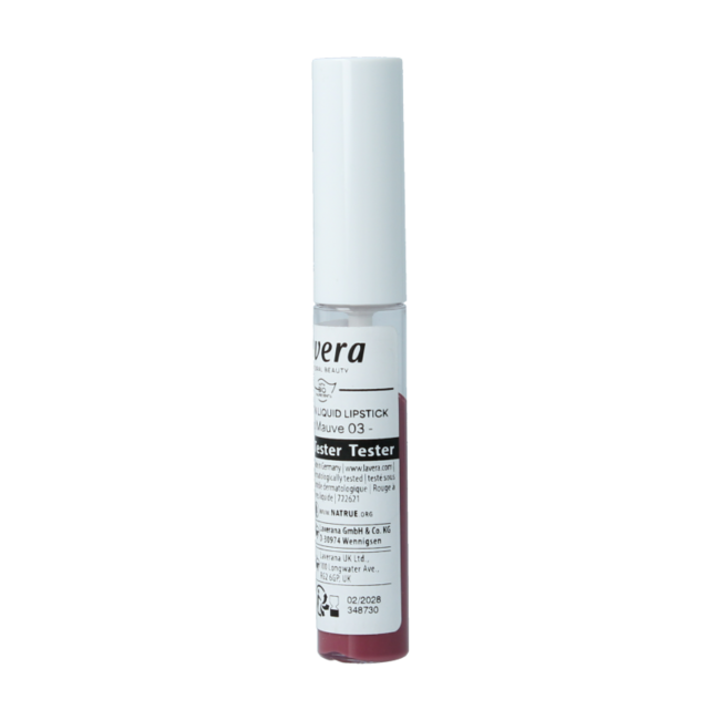 Lippenstift flüssig wild mauve 03 Bio Tester 1 Tester