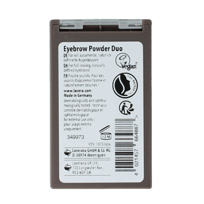 Organic Eyebrow Powder Duo, 1 Piece