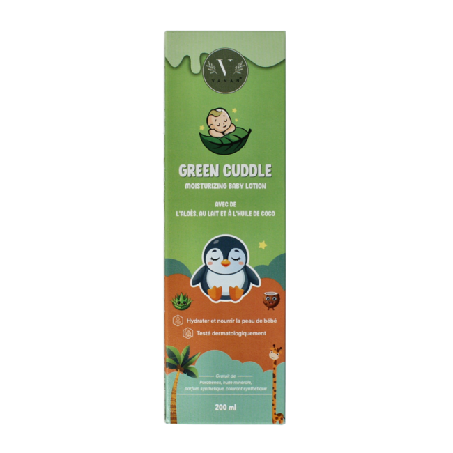 Green cuddle nawilżający balsam dla niemowląt 200 Mililitrów