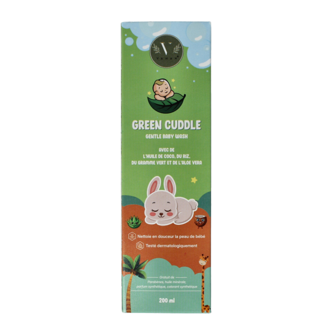 Green Cuddle Baby Wash sanft 200 Milliliter