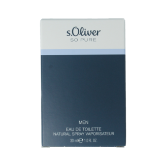S Oliver So pure men eau de toilette 30 Millilitre