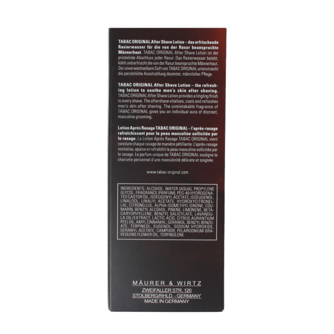 Original aftershave lotion natural spray 100 mililitros