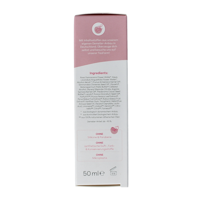 Crème de jour riche Rose Demeter 50 millilitres