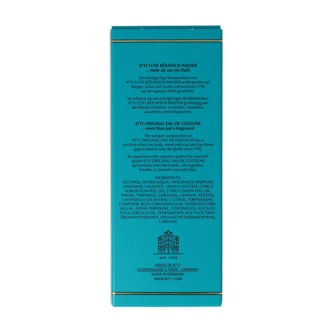 Eau de Cologne bottle 50ml