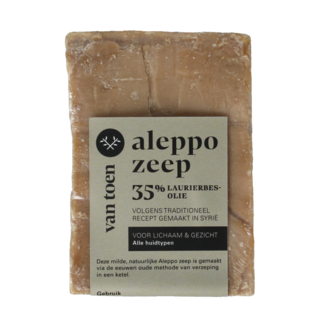 Van Toen Mydło Aleppo 35% oleju laurowego 190 Gram