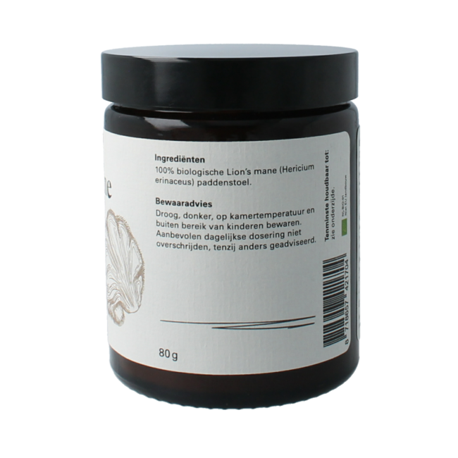 Lion's mane poeder bio 80 Gram