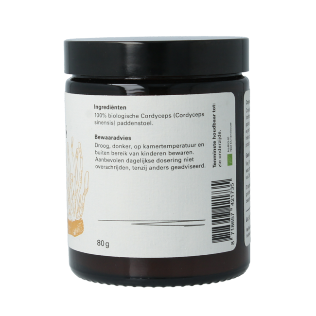 Poudre de Cordyceps bio 80 grammes
