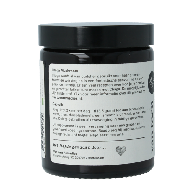 Chaga en poudre bio 80 Grammes