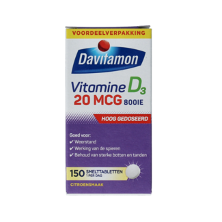 Davitamon Vitamine D 30 mg 150 comprimés à fondre