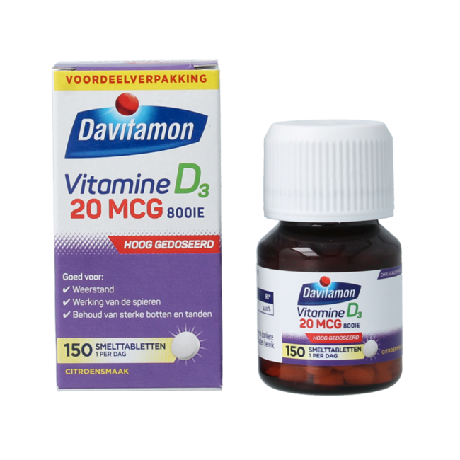 Vitamin D 30mg 150 Melt Tablets