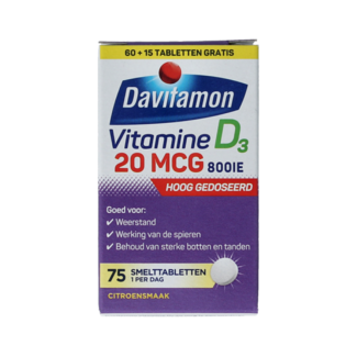 Davitamon Vitamina D 20mg 75 compresse orosolubili