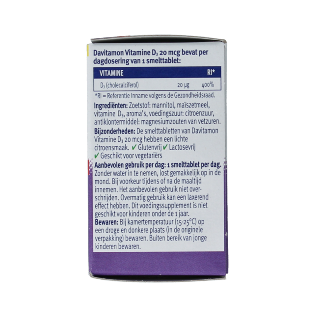 Vitamina D 20mg 75 Compresse Orodispersibili