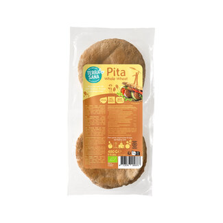 TerraSana Pane Pita Integrale Biologico 480 Grammi