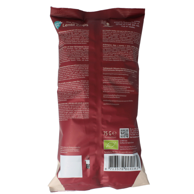 Chips di lenticchie sweet chili bio 75 grammi