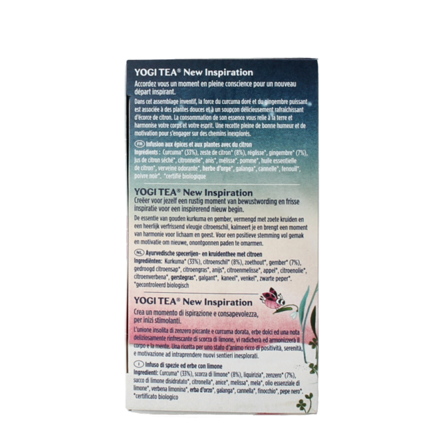 New Inspiration bio 17 sachets