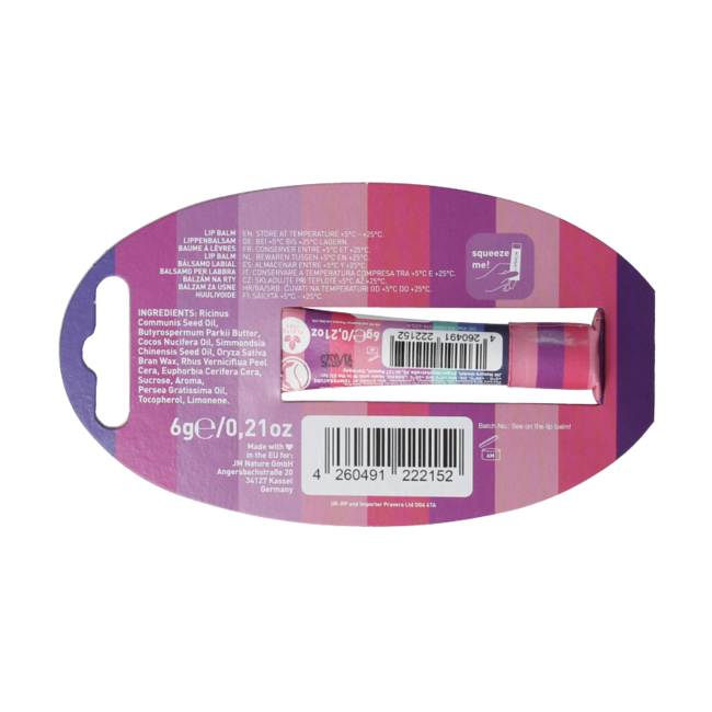 Bálsamo labial frambuesa 9 gramos
