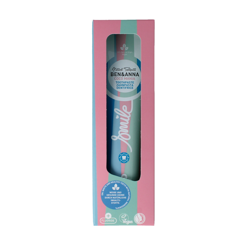 Ben & Anna Pasta de dientes smile coco mania 75 mililitros