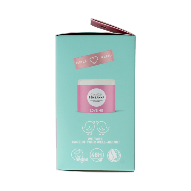 Deostick love me case en refill 40 Gram
