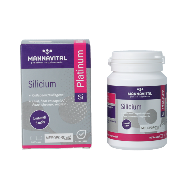 Silicium platinum 90 cápsulas vegetales