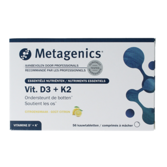 Metagenics Vitamin D3 + K2 NFD 56 Chewable Tablets