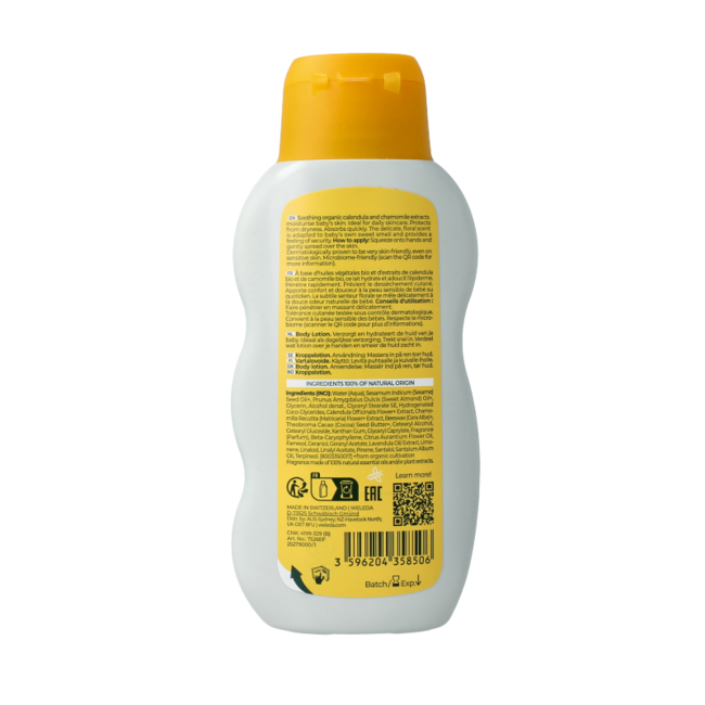 Calendula baby body lotion 200 Millilitres