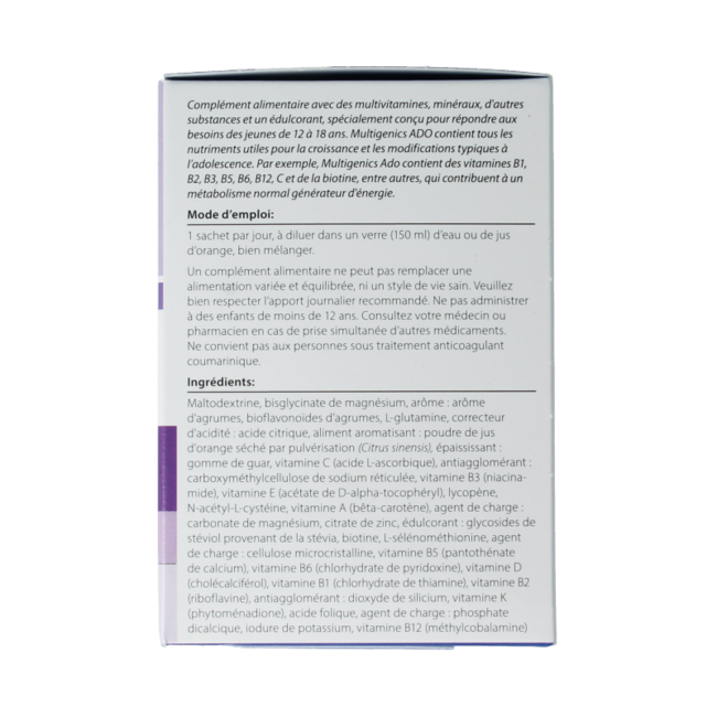 Multigenics ado 30 Sachets