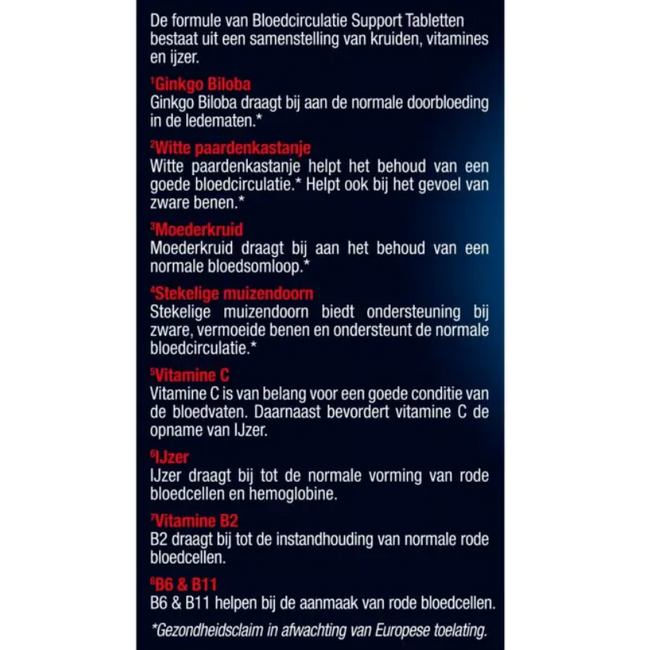 Lucovitaal Bloedcirculatie support 60 Tabletten