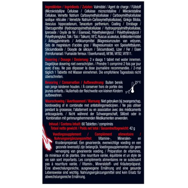 Lucovitaal Bloedcirculatie support 60 Tabletten