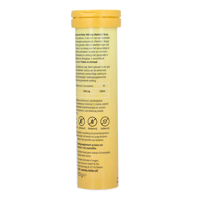 Vitamina C1000 naranja piña 15 Comprimidos efervescentes