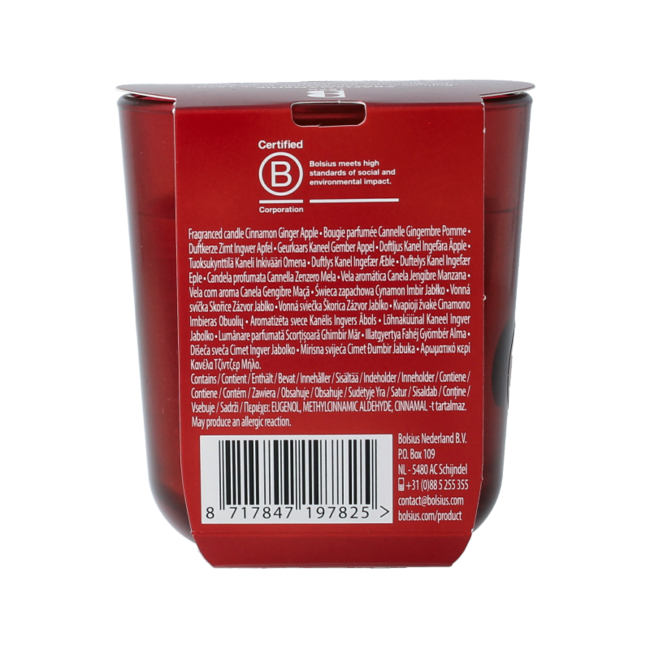 Candela Profumata in Vetro 80/73 True Glow Merry Moments (1 Pezzo)