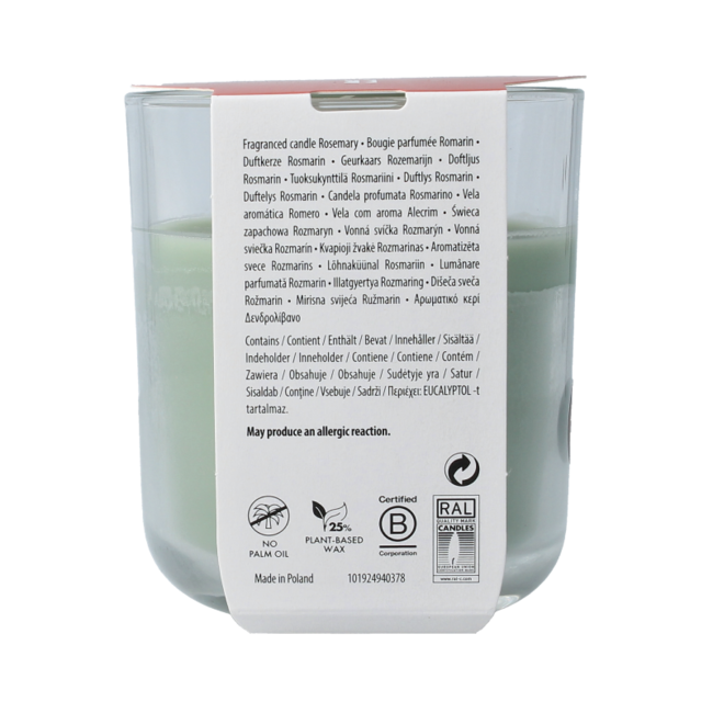 Bougie parfumée en verre 97/85 True Scents romarin 1 pièce