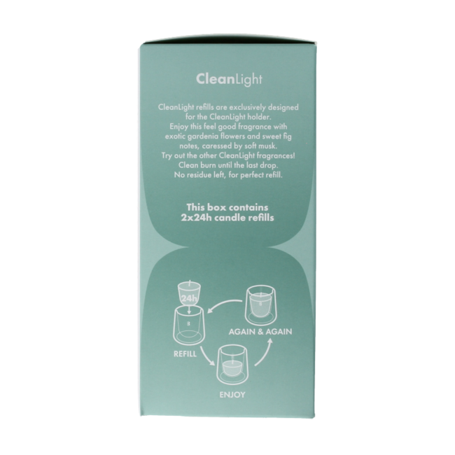 Recharge Clean light gardenia & fig 2 pièces