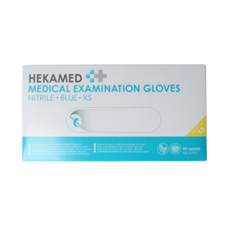 Hekamed Handschoen soft nitril XS 100 Stuks