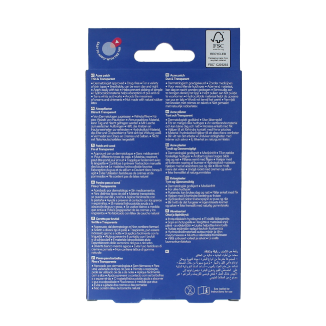 Parches para el acné 15 unidades
