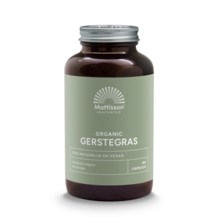 Mattisson Mattisson Organic Gerstengras 400 mg Bio 180 Kapseln