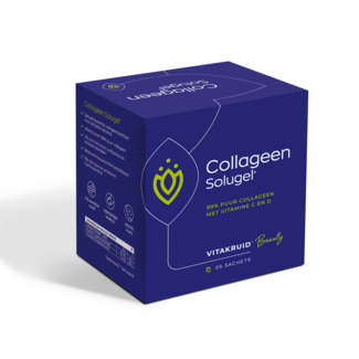 Vitakruid Collagène Solugel Vitamine C et D, sachet de 10 g, 25 sachets