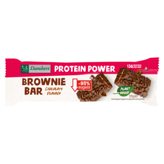 Damhert Damhert Barrita de brownie proteica sin gluten 55 gramos