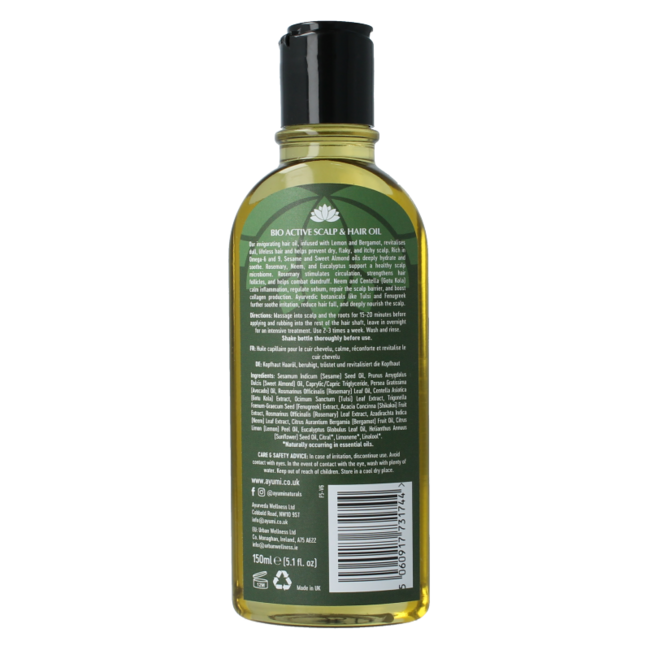 Aceite capilar para el cuero cabelludo Ayumi 150 mililitros