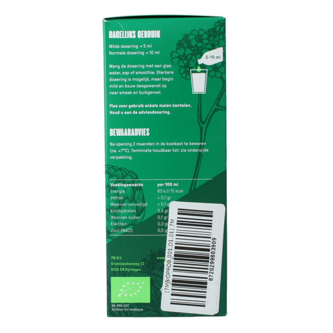 Probiotic concentrate organic 300 Millilitres